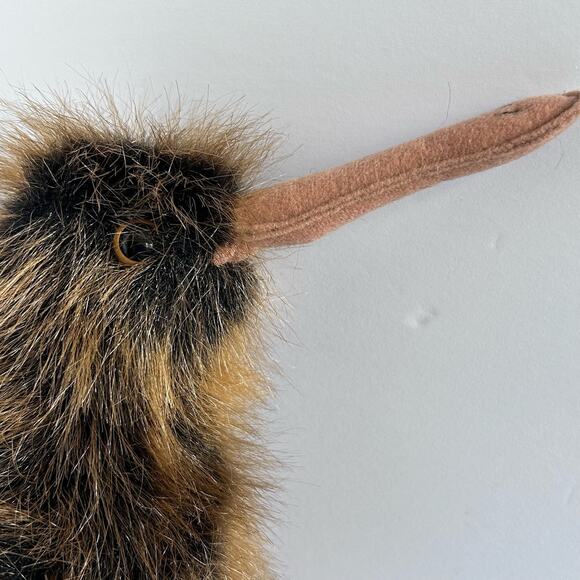 Plush TY Kiwi Stuffed Animal Beak 9" Fuzzy Kiwi Bird - Picture 2 of 6